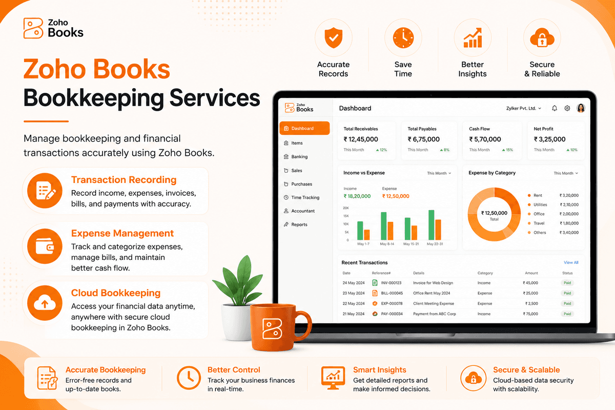 Zoho Books Bookkeeping Services
